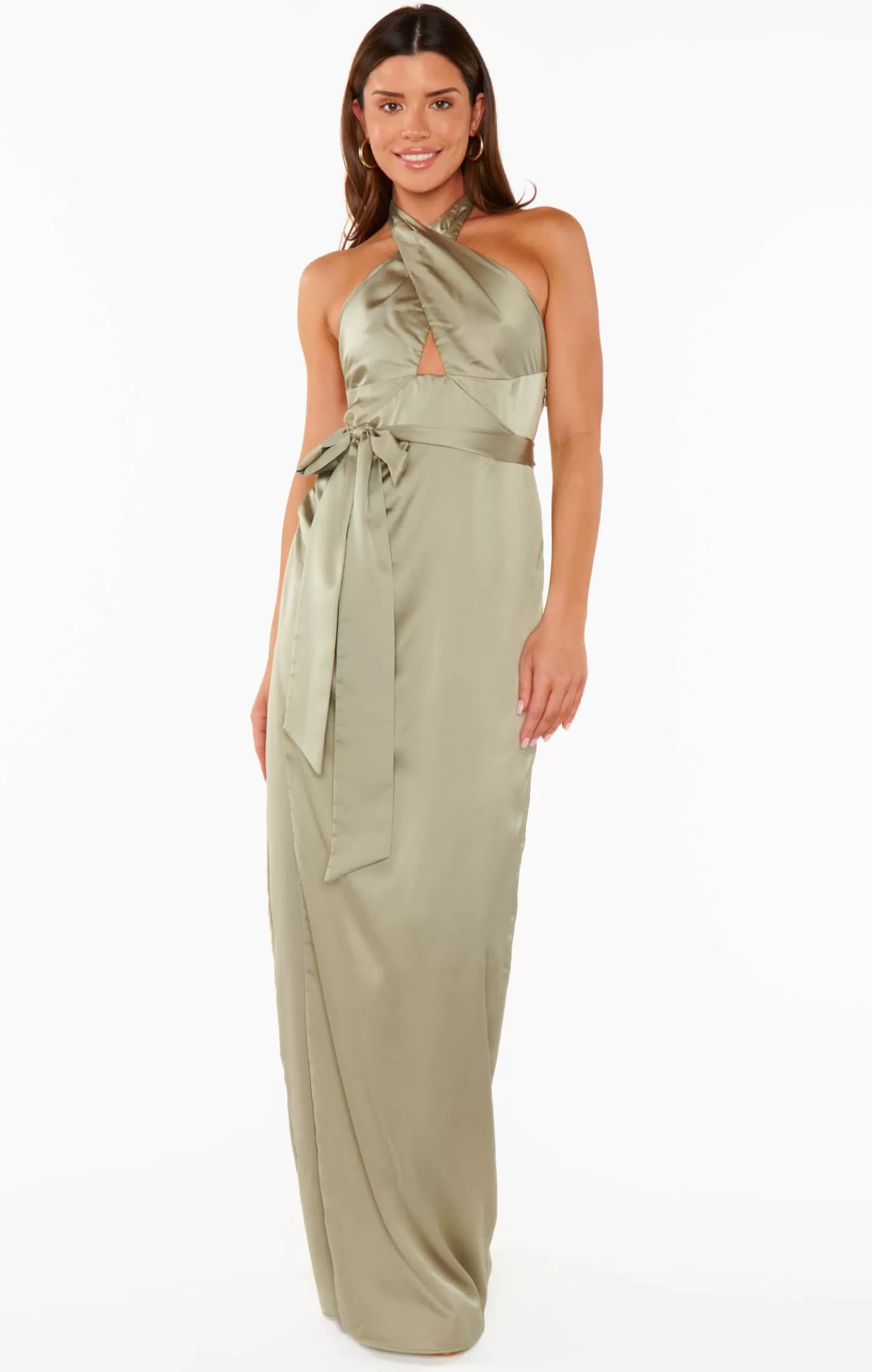 Show Me Your Mumu Adele Halter Maxi Dress