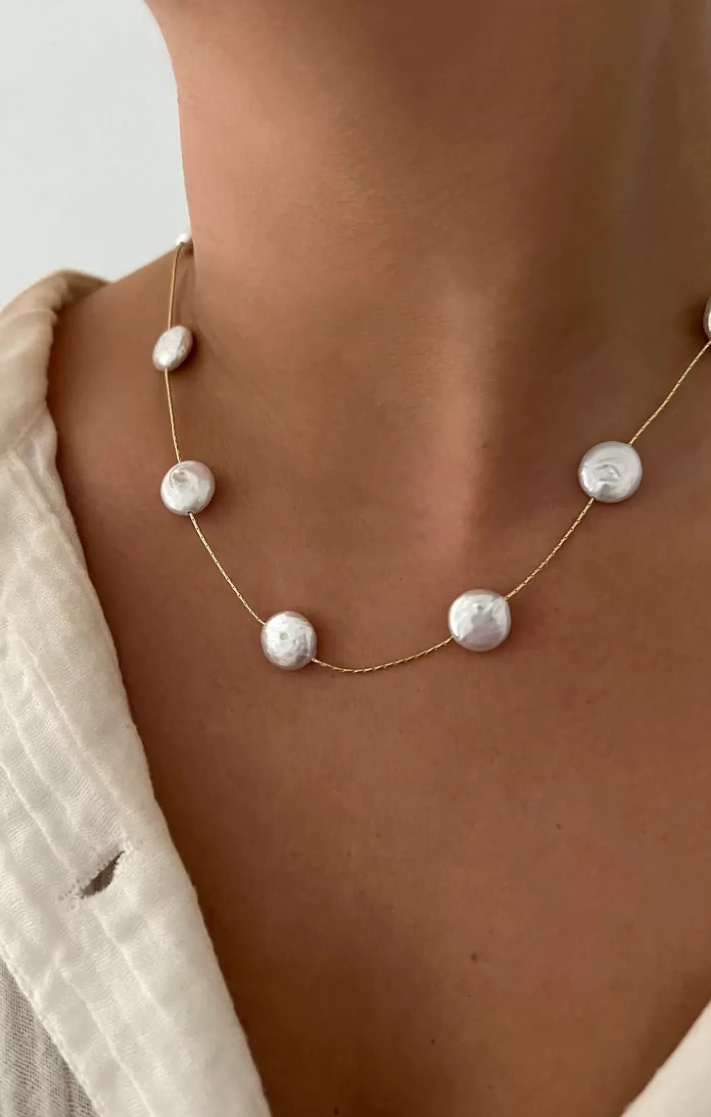 Show Me Your Mumu ALV Jewels Lauren Pearl Necklace