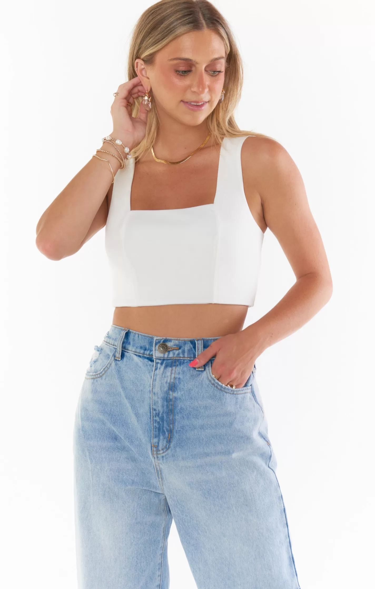 Show Me Your Mumu Ansley Crop Top