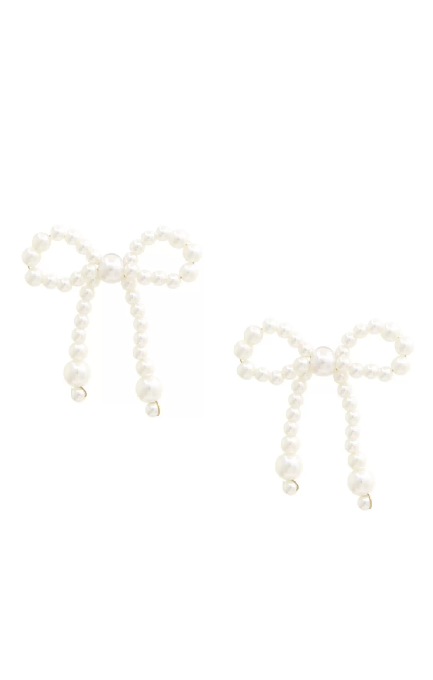 Show Me Your Mumu Bow Bead Earrings