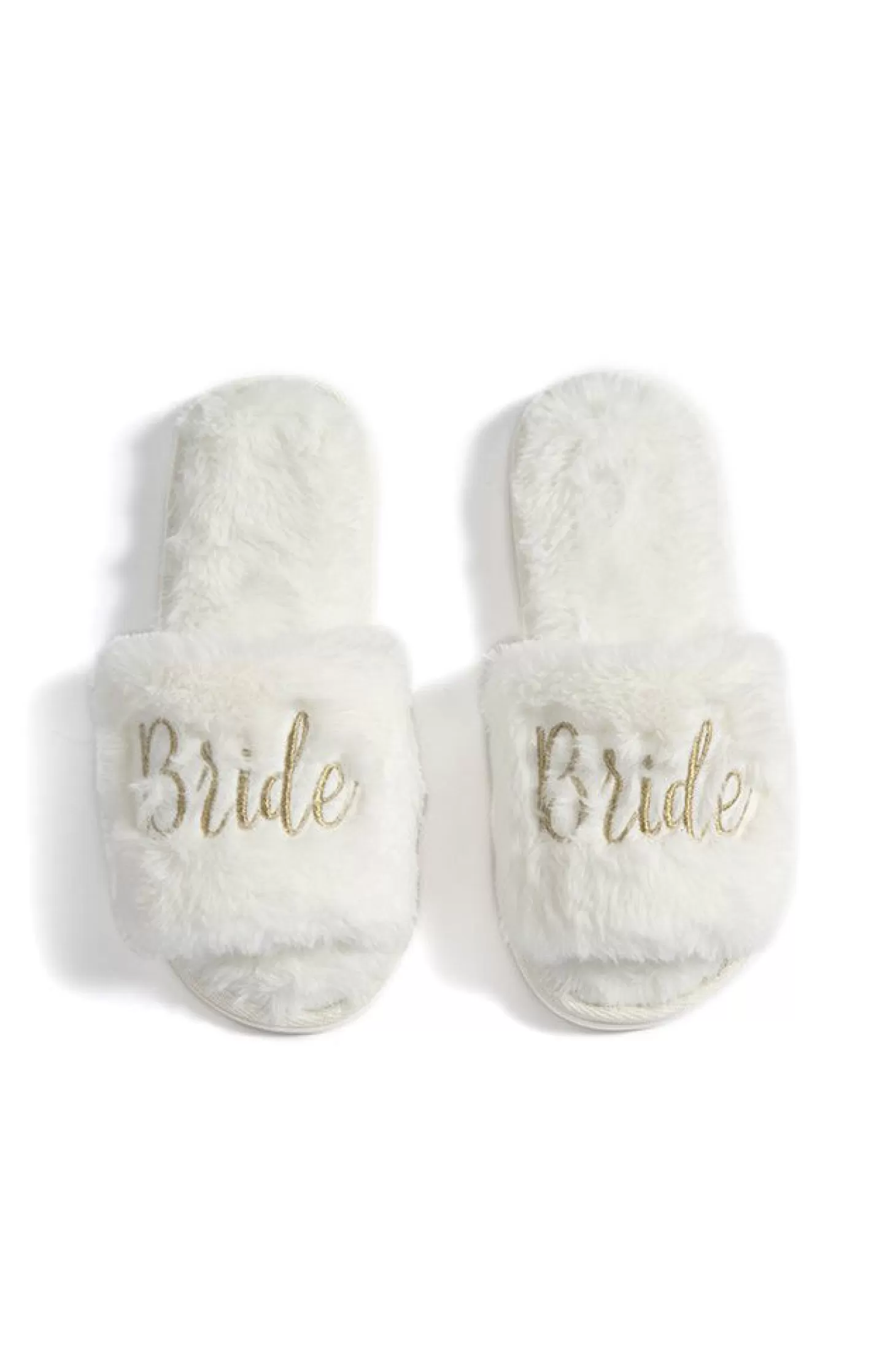 Show Me Your Mumu Bride Fuzzy Slippers