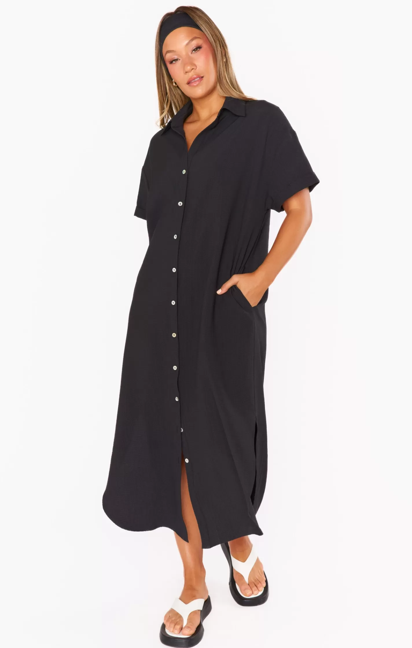 Show Me Your Mumu Buoy Button Down Dress