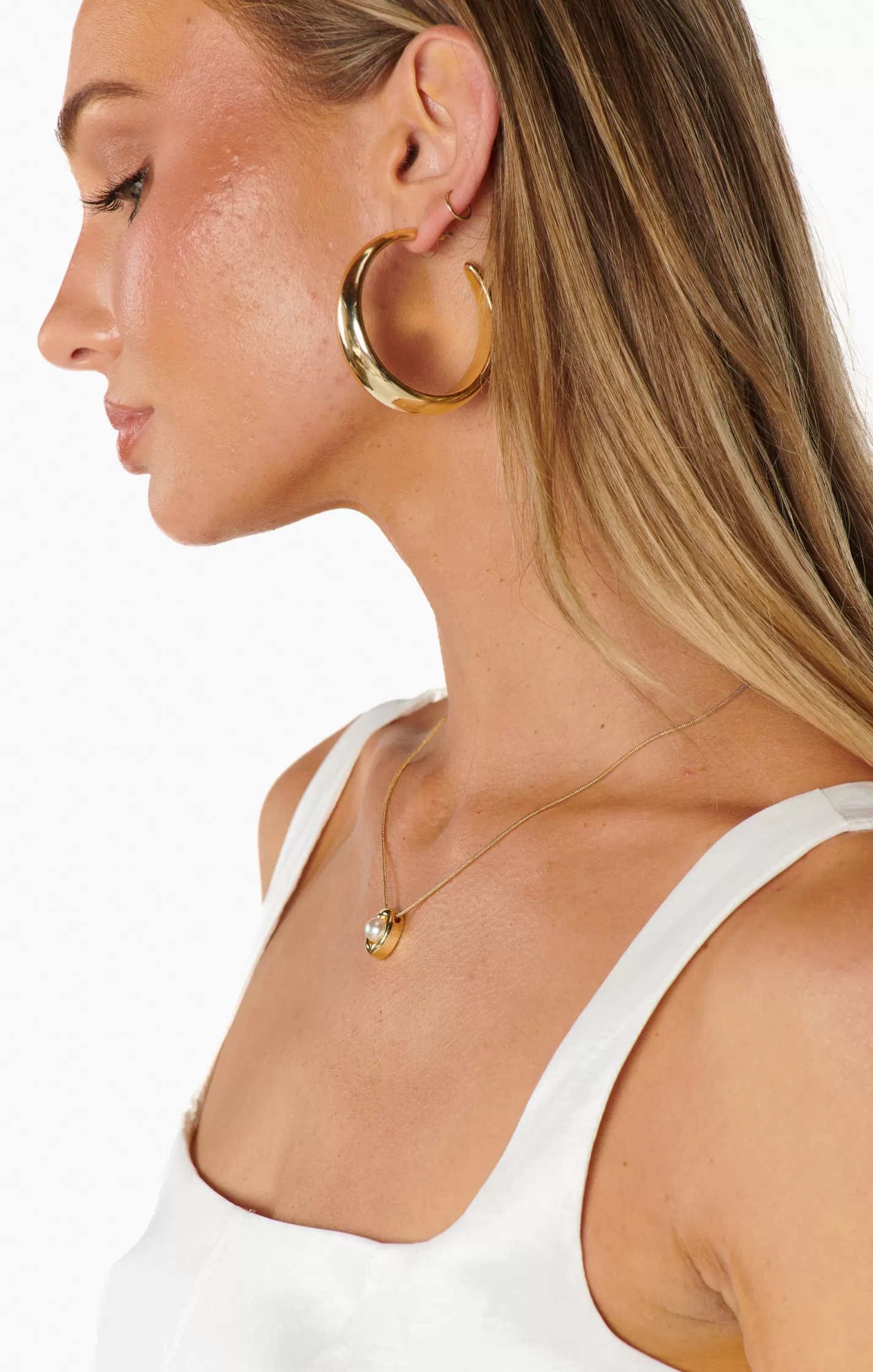 Show Me Your Mumu Curved Hoop Earrings