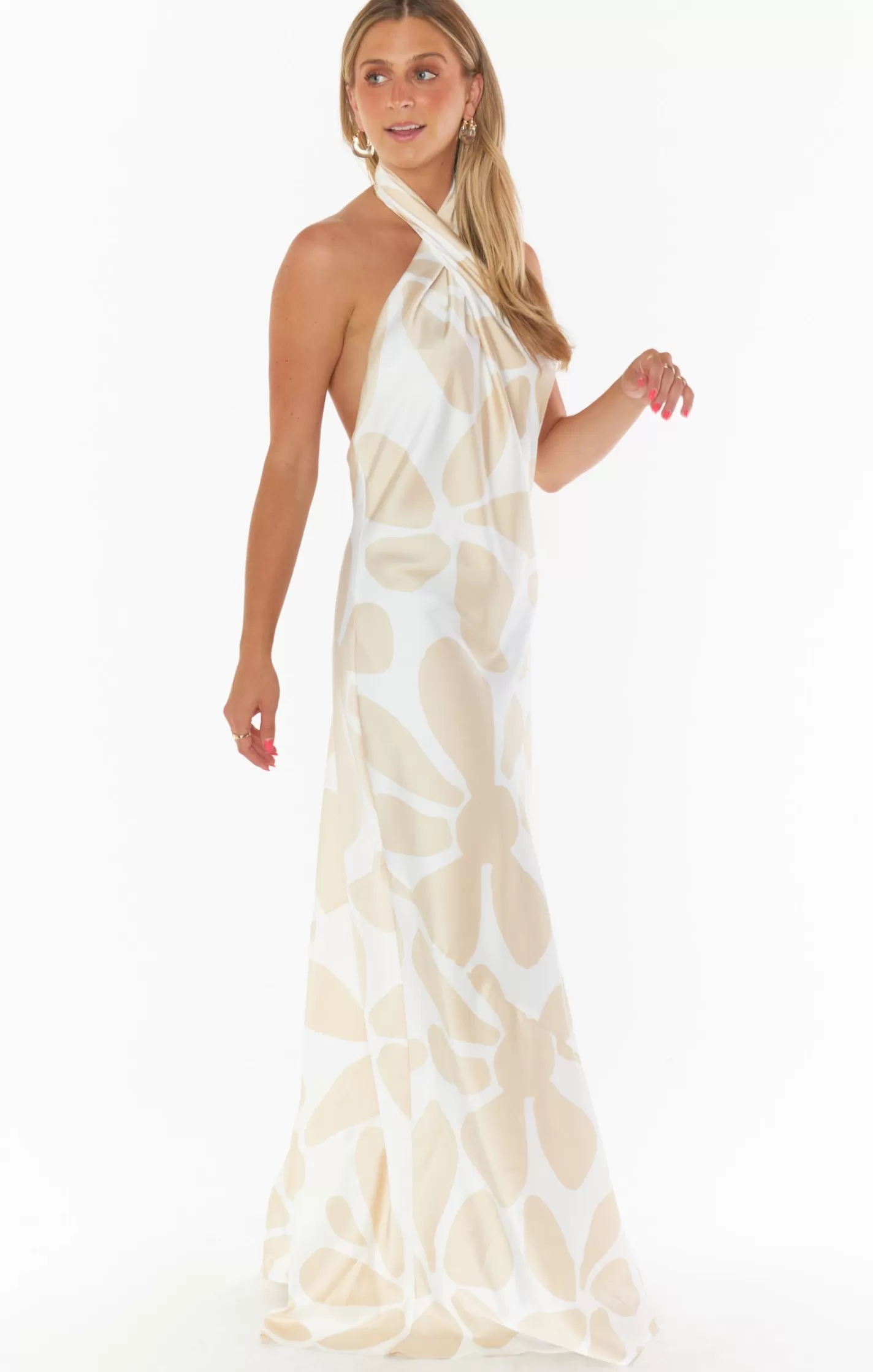 Kids Show Me Your Mumu Jasmine Halter Maxi Dress