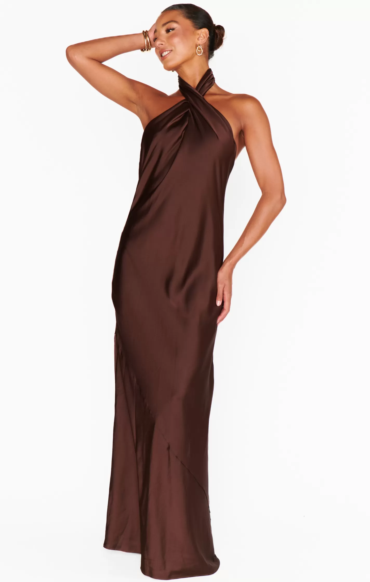 Show Me Your Mumu Jasmine Halter Maxi Dress