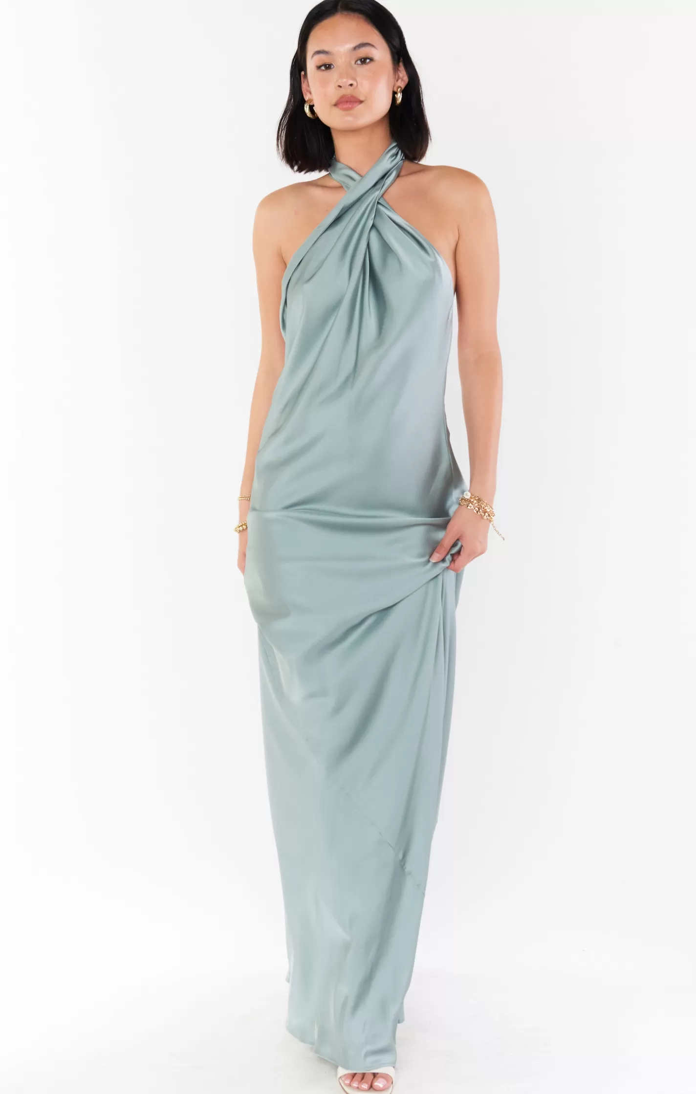 Show Me Your Mumu Jasmine Halter Maxi Dress