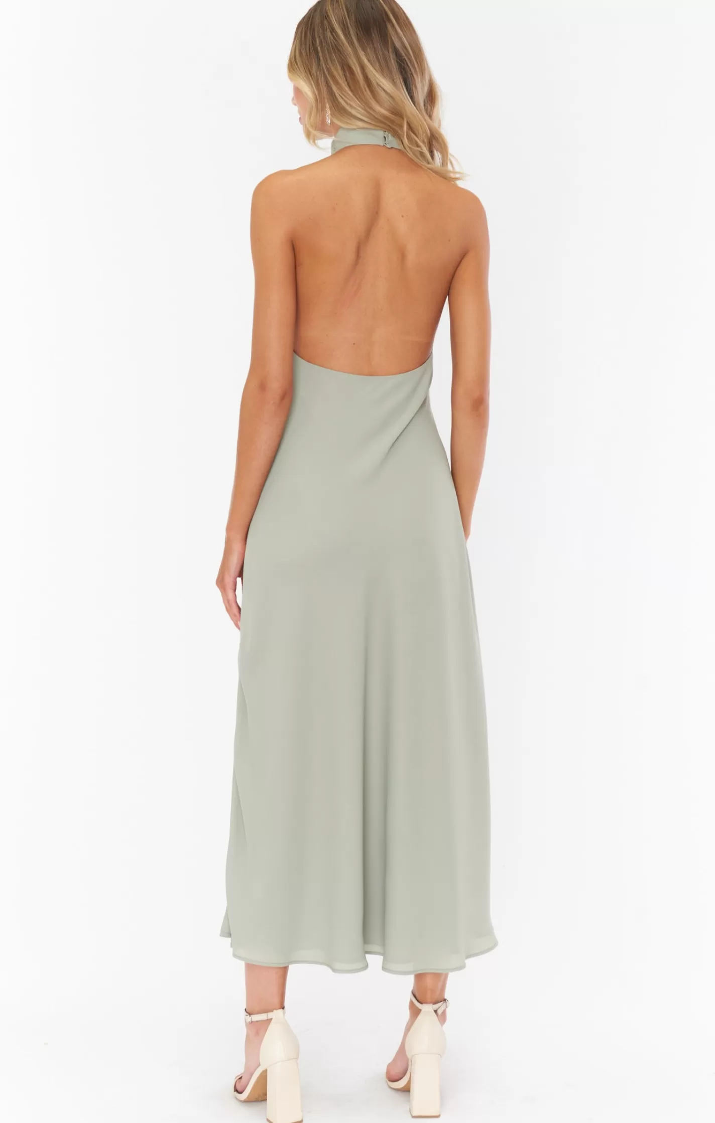 Show Me Your Mumu Jasmine Halter Midi Dress