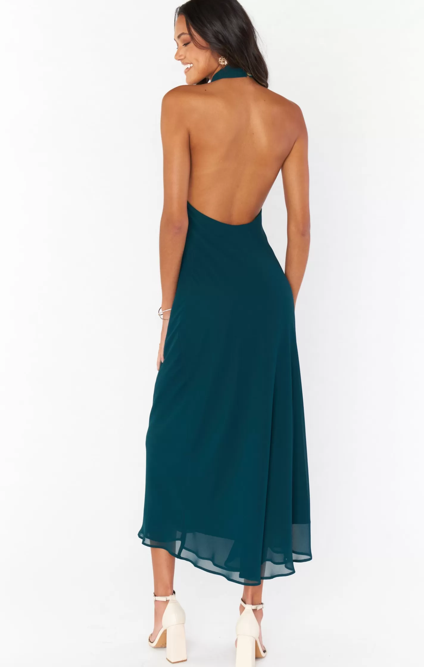 Show Me Your Mumu Jasmine Halter Midi Dress