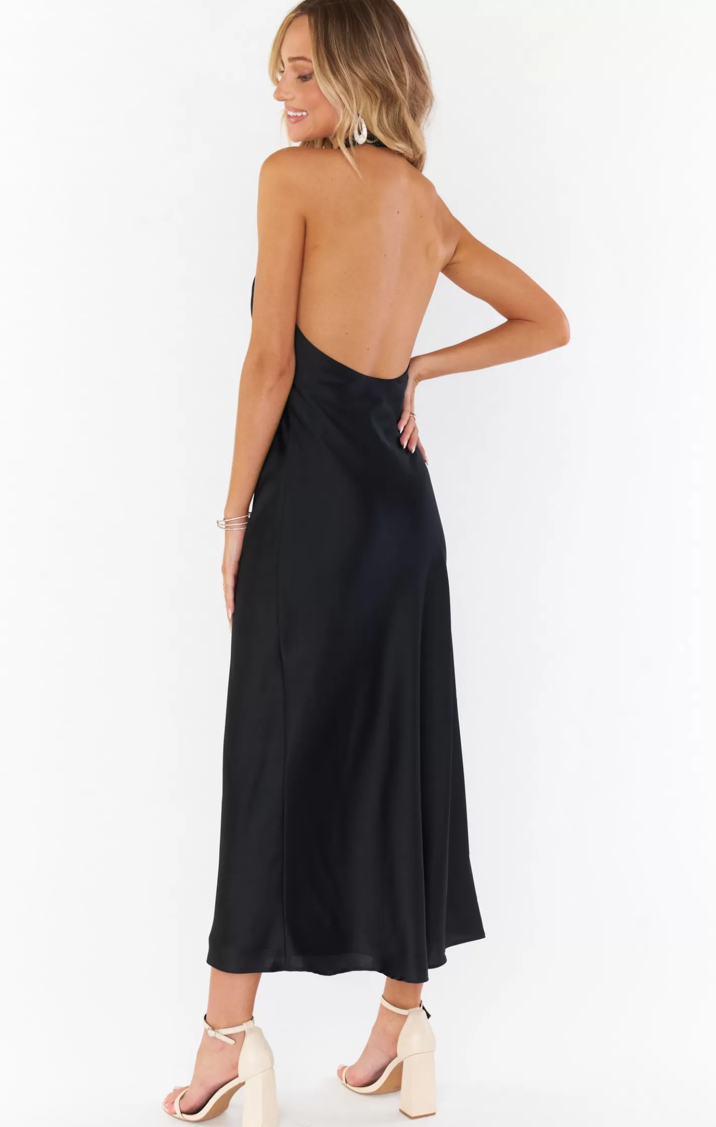 Show Me Your Mumu Jasmine Halter Midi Dress