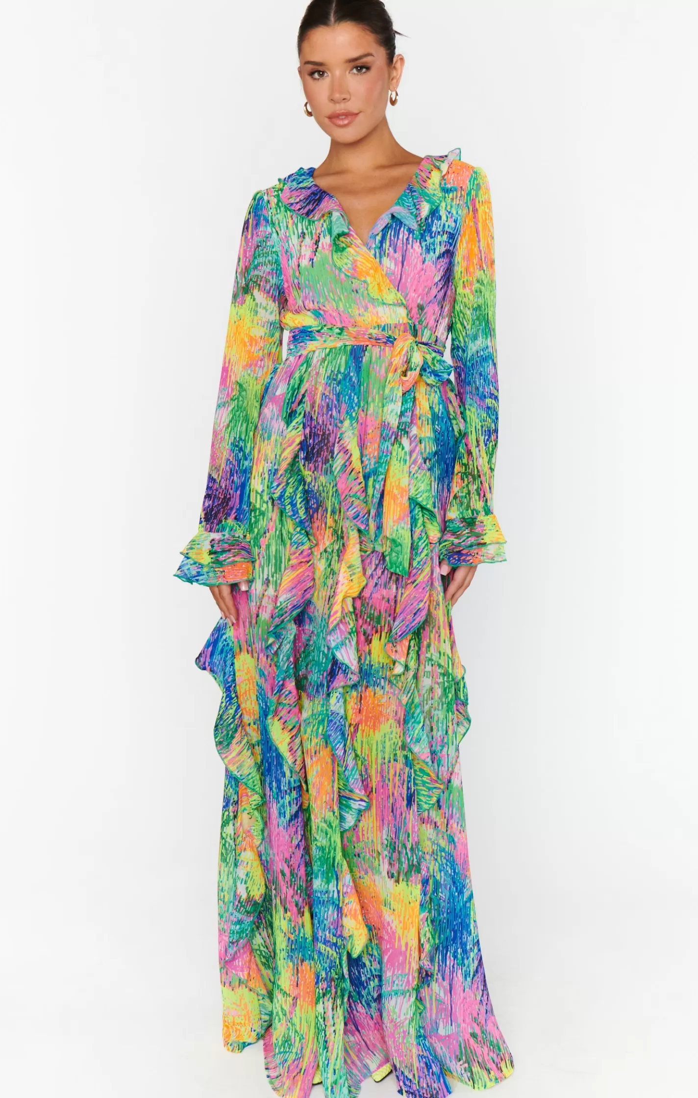 Show Me Your Mumu Jenny Ruffle Maxi Dress