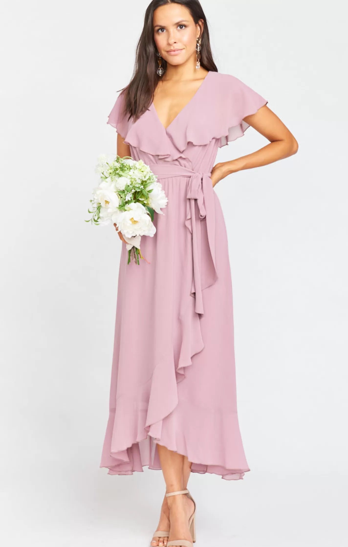 Show Me Your Mumu Jess Ruffle Midi Dress