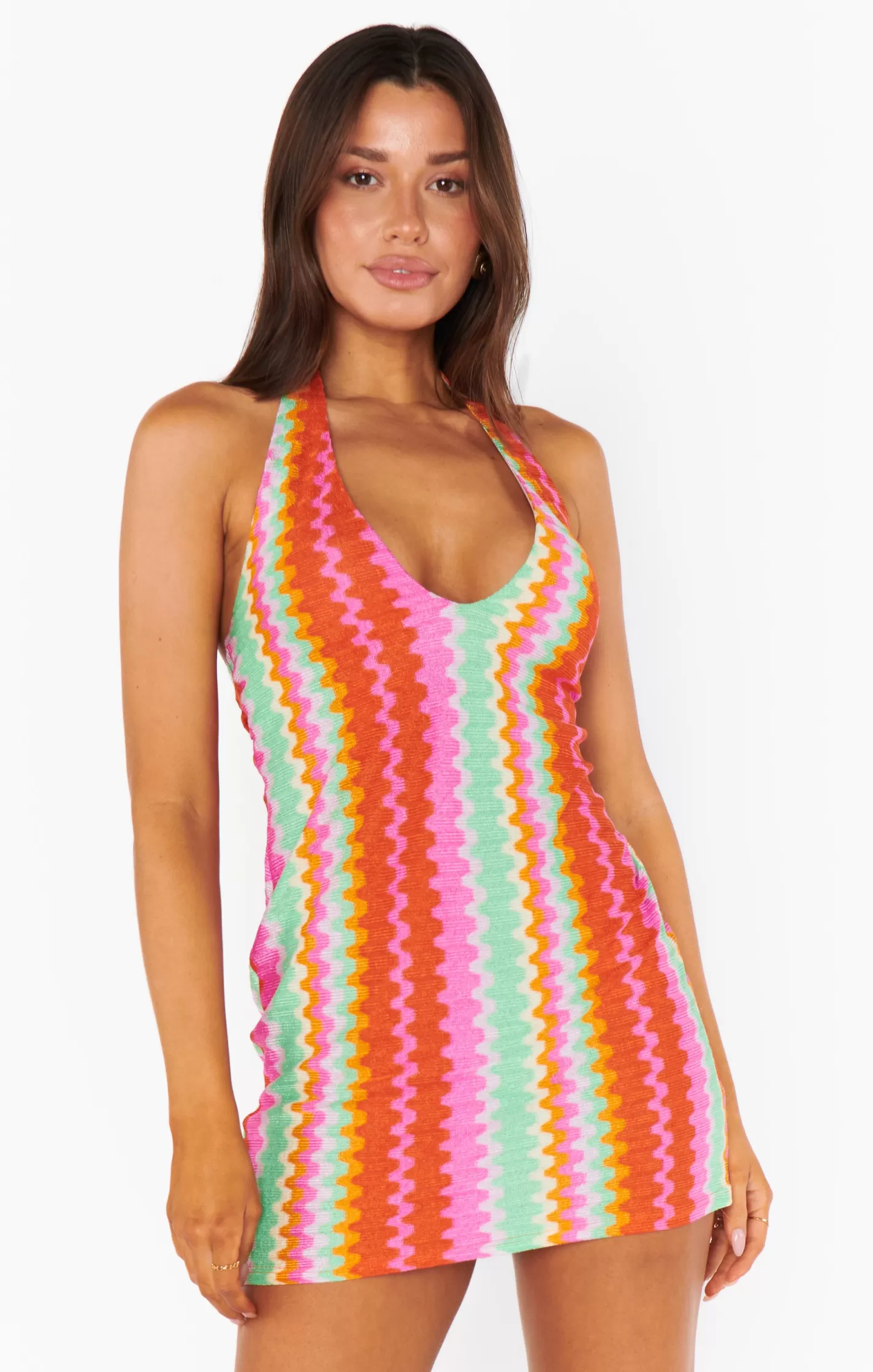 Show Me Your Mumu Kate Halter Mini Dress