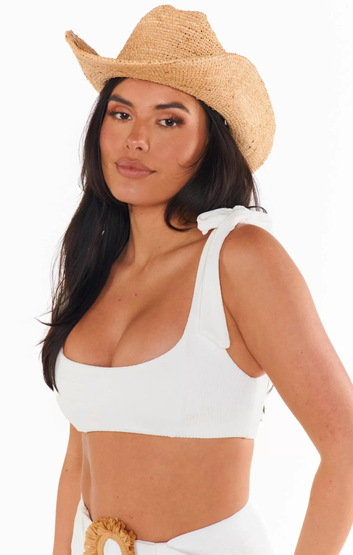 Show Me Your Mumu Lack of Color Raffia Cowboy Hat