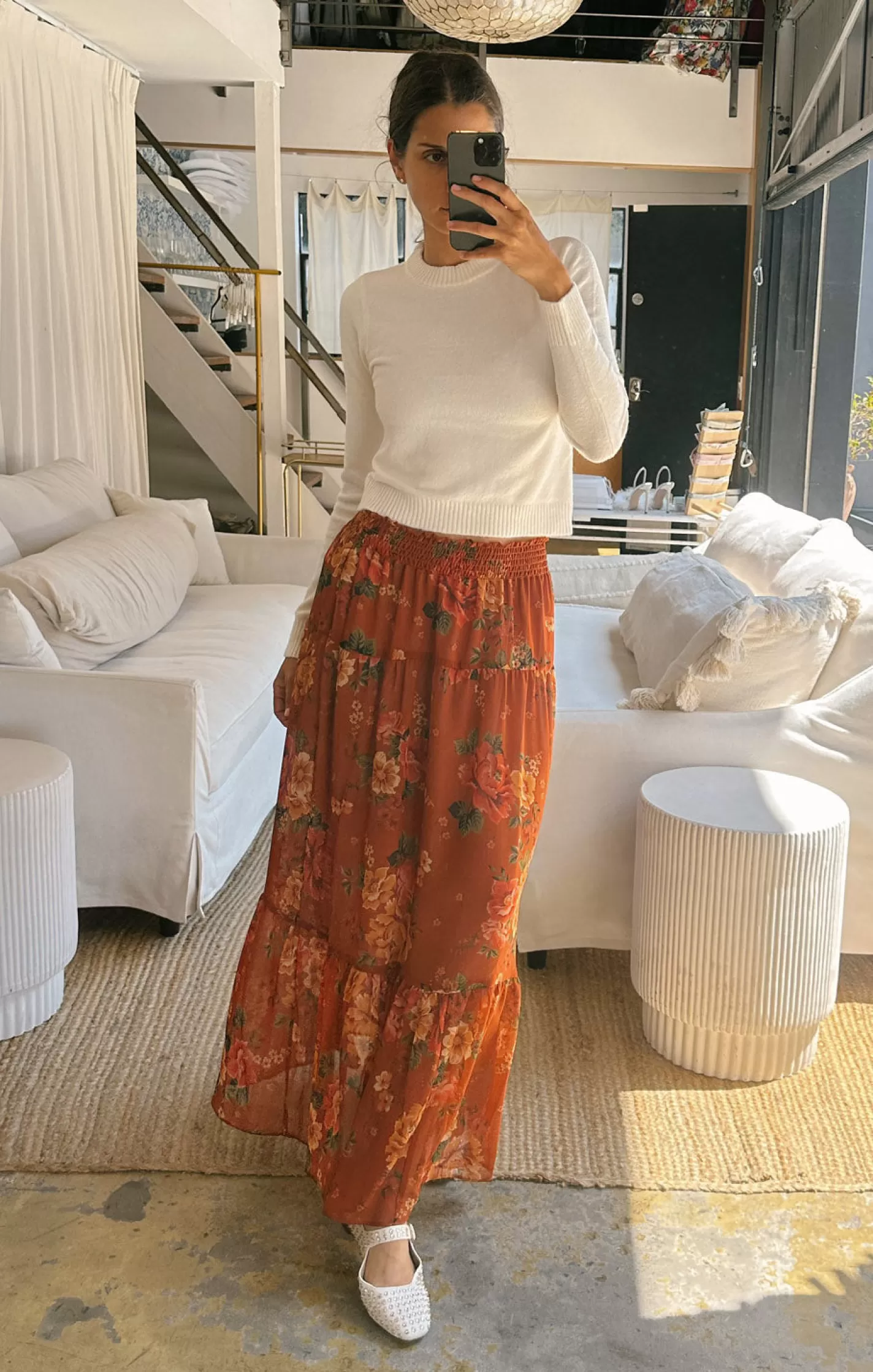 Show Me Your Mumu Larina Midi Skirt