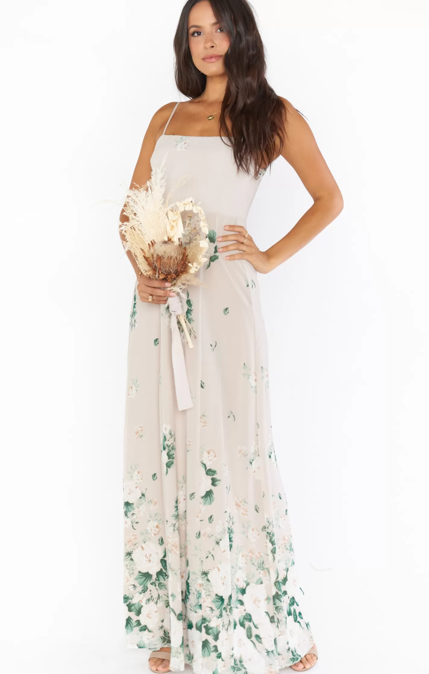 Show Me Your Mumu Lauren Tie Maxi Dress