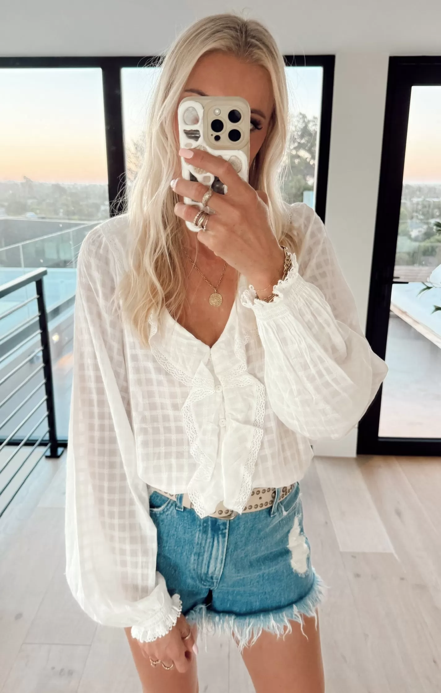 Show Me Your Mumu Lydia Ruffle Top