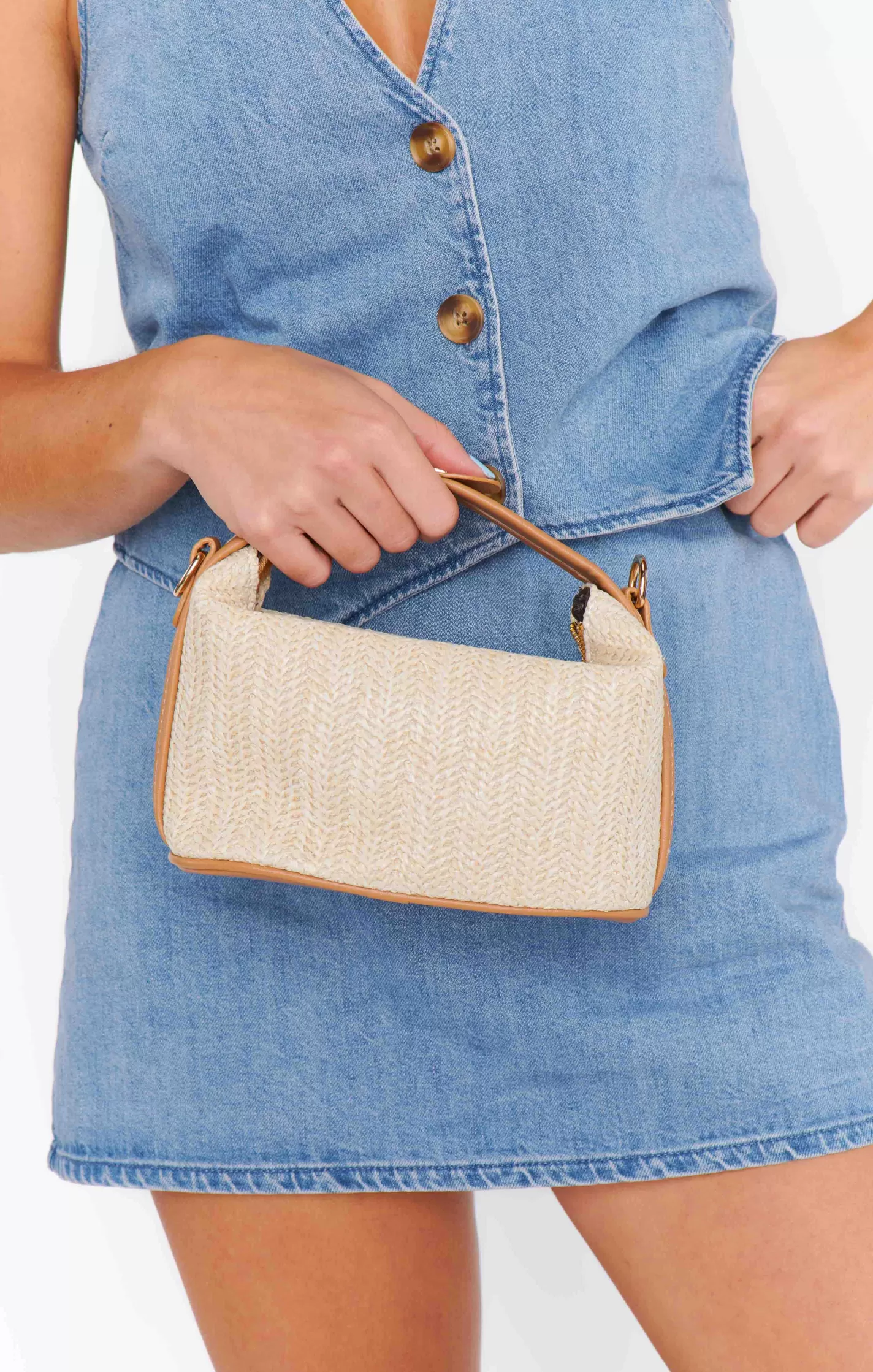 Show Me Your Mumu Marissa Woven Bag