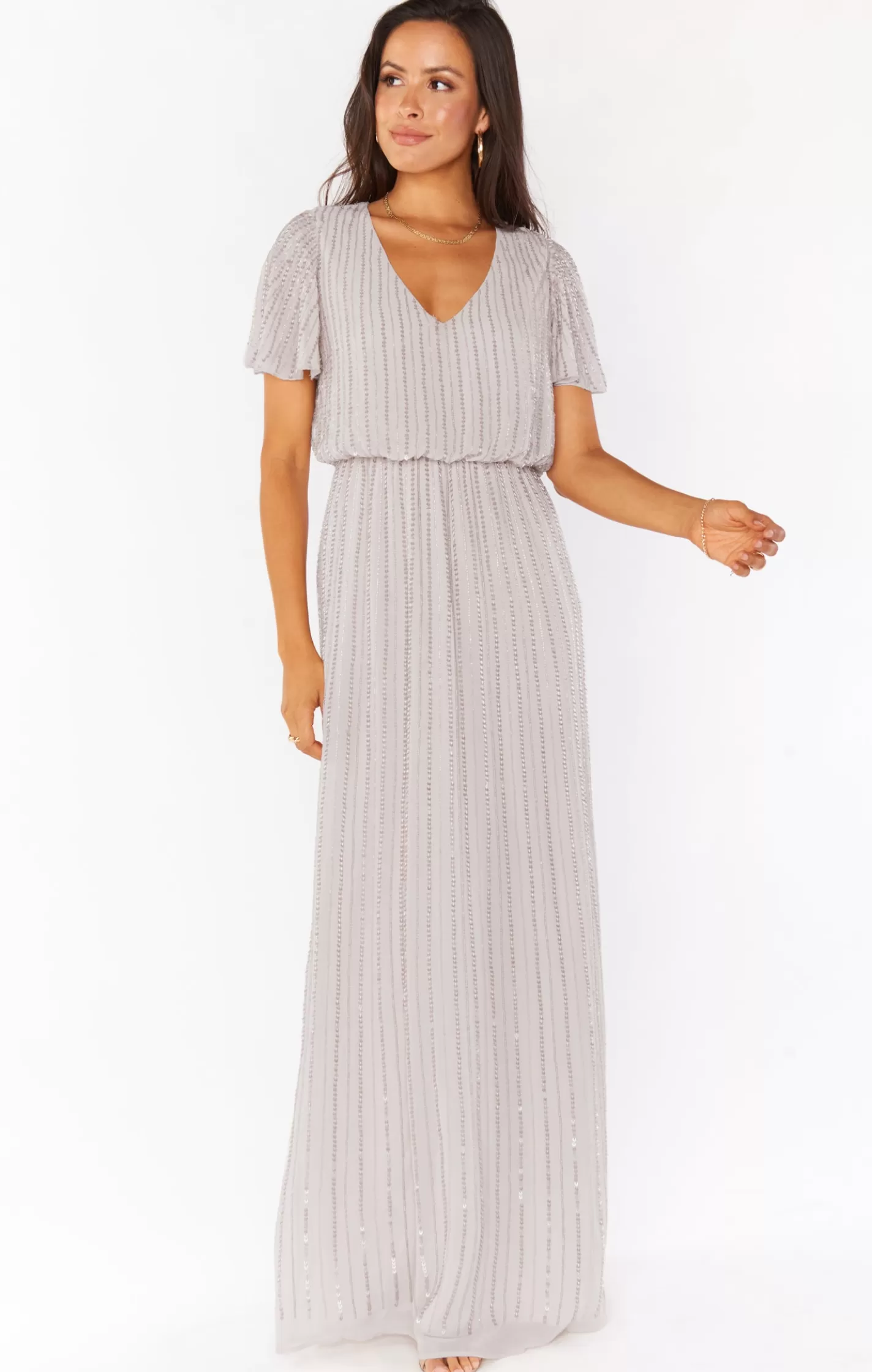 Show Me Your Mumu Michelle Flutter Maxi Dress