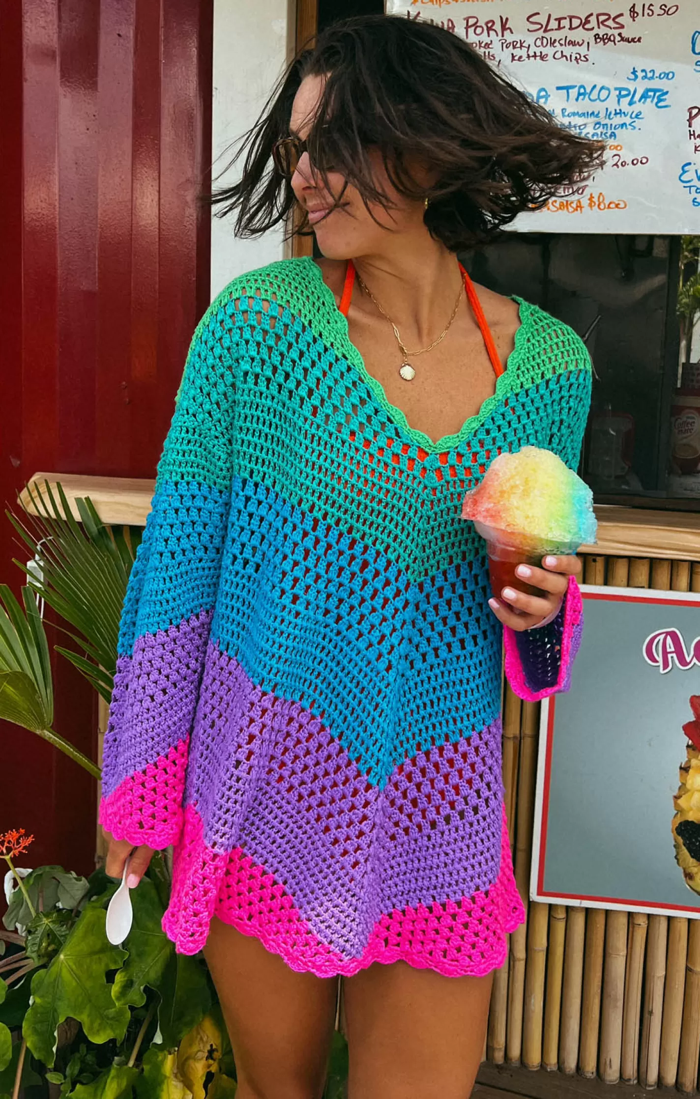 Show Me Your Mumu Paula V Neck Pullover