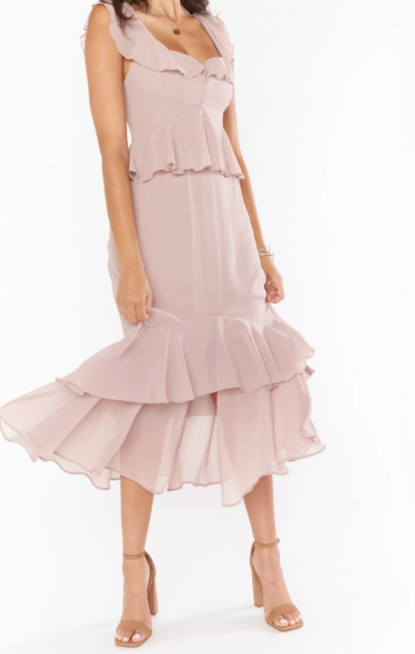 Show Me Your Mumu Reese Ruffle Dress