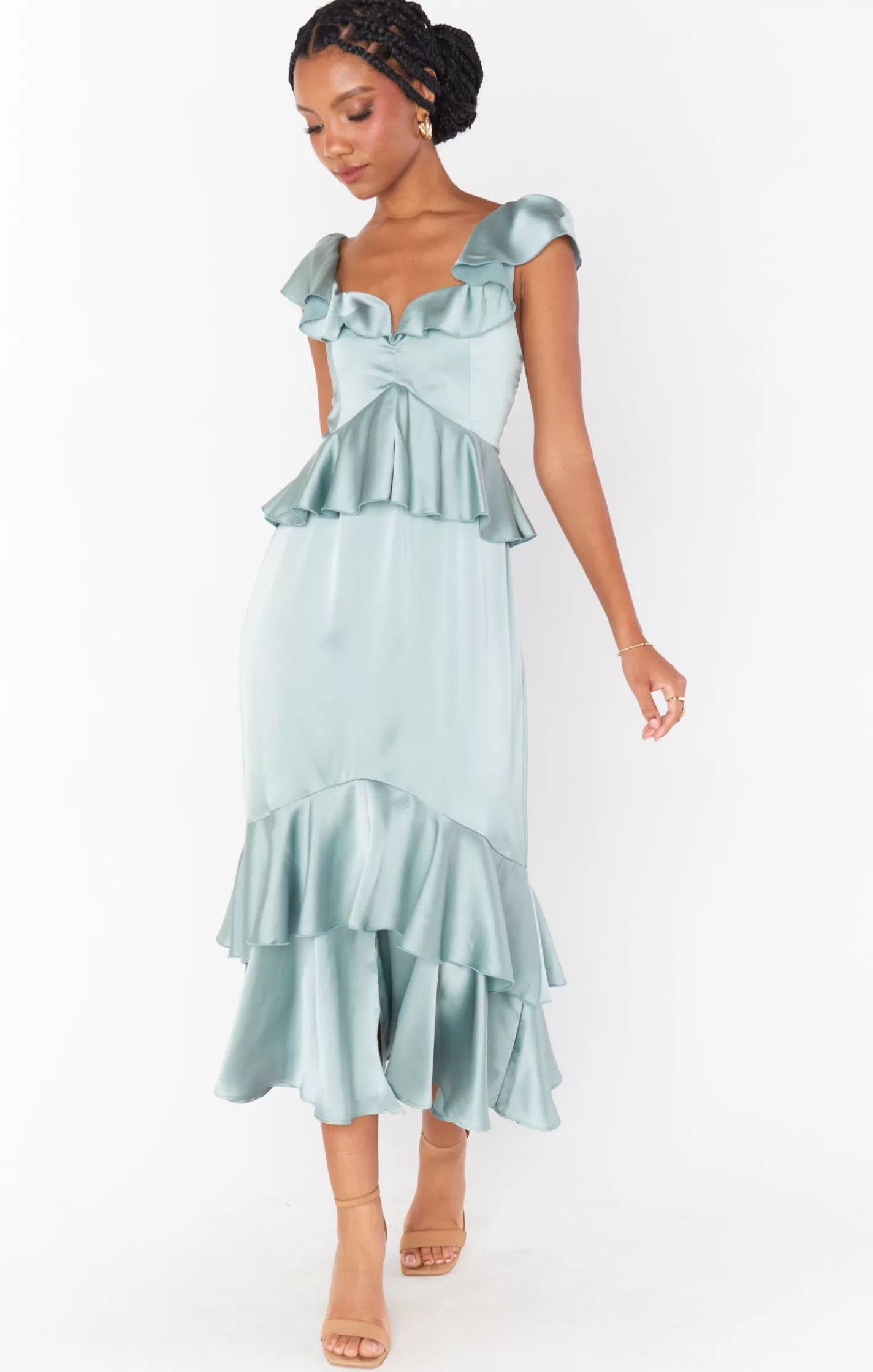 Show Me Your Mumu Reese Ruffle Dress