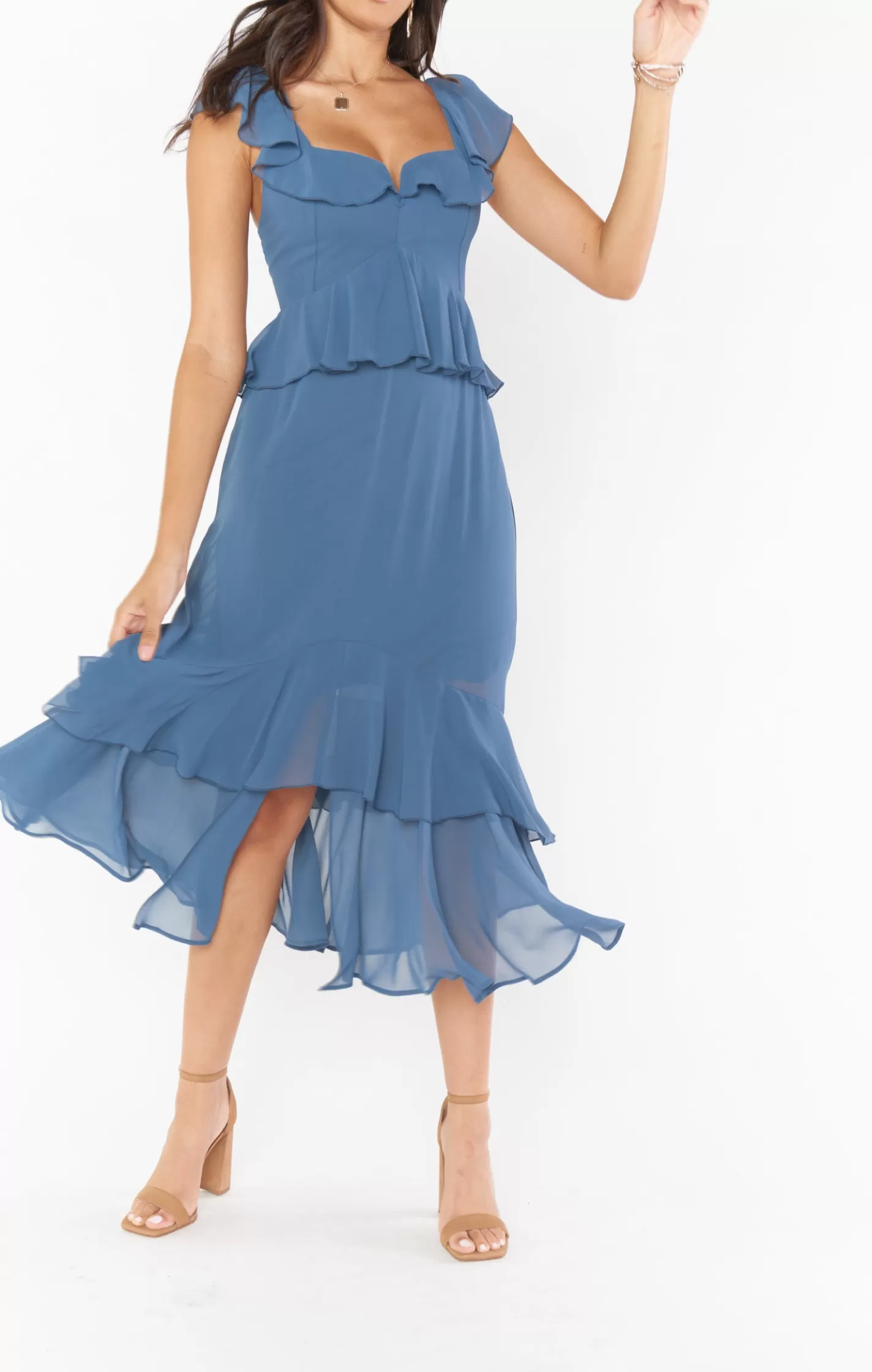 Show Me Your Mumu Reese Ruffle Dress