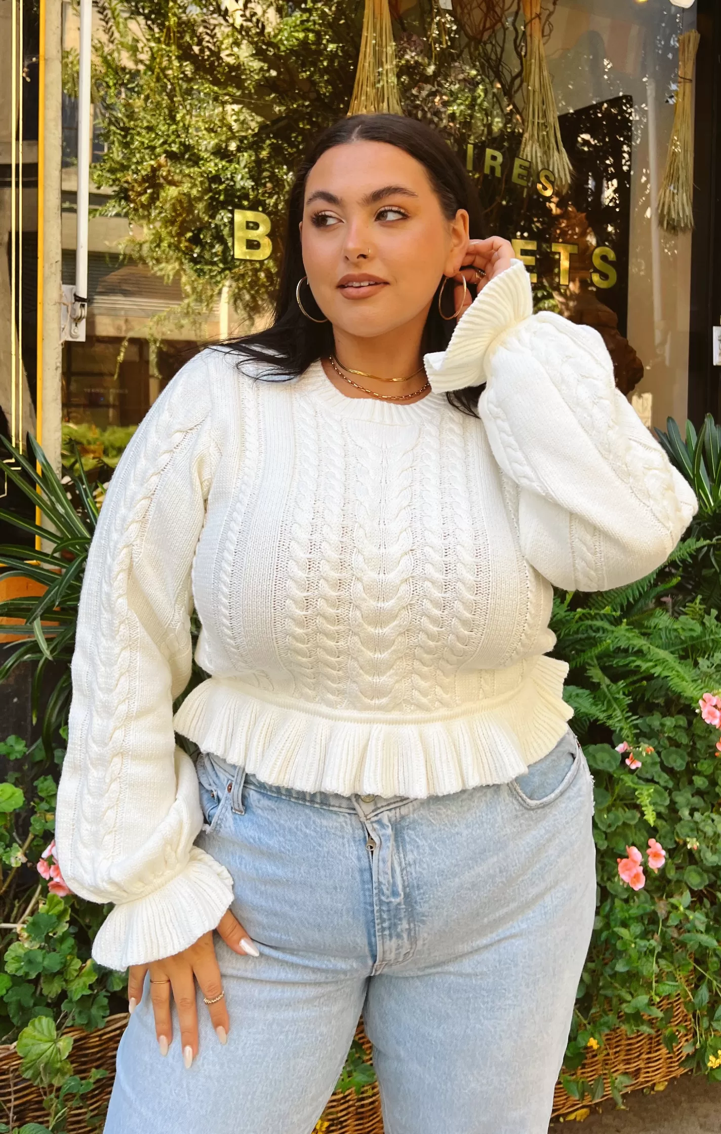 Show Me Your Mumu Ridley Ruffle Sweater