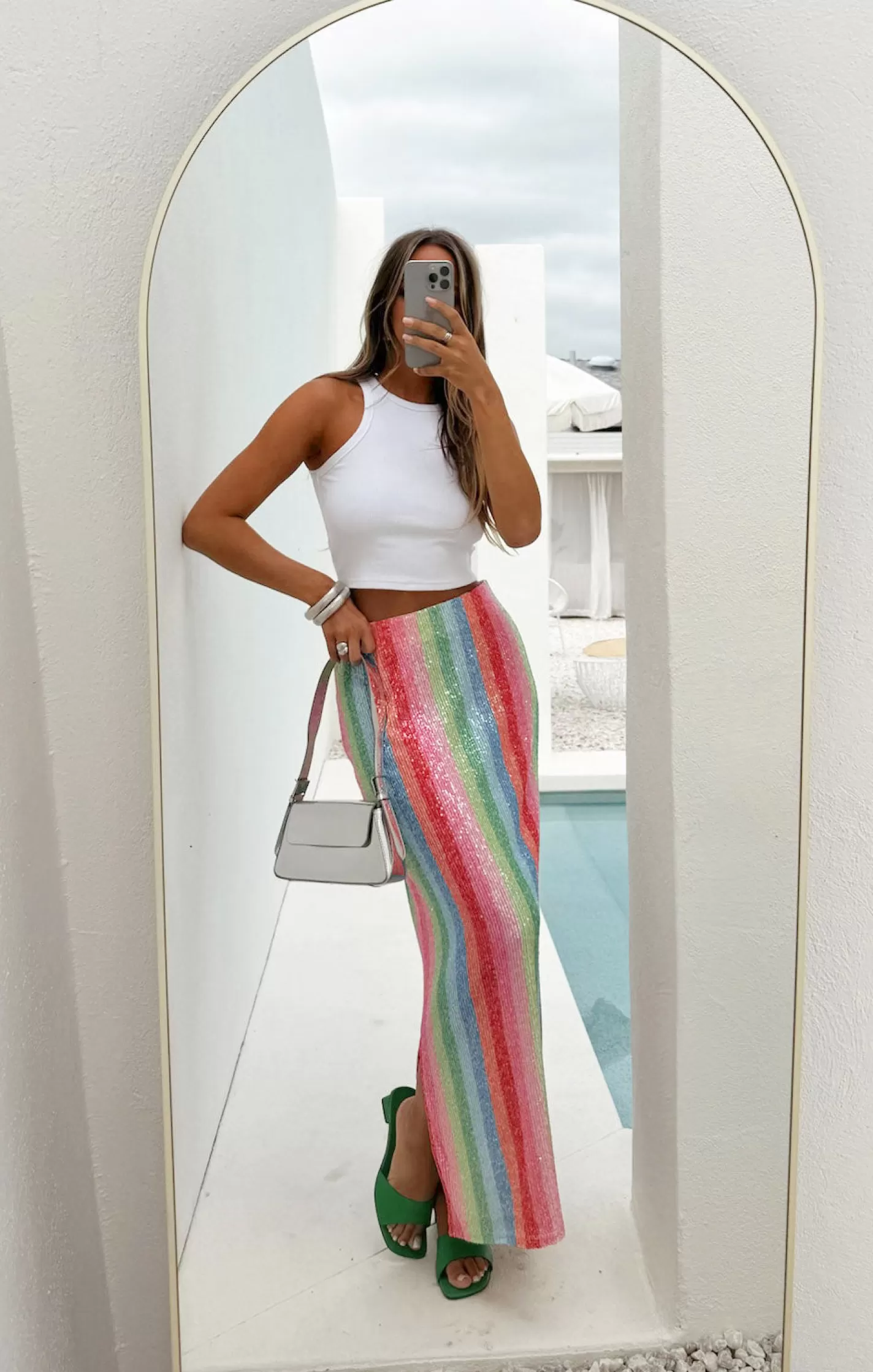 Show Me Your Mumu Sunlight Midi Skirt